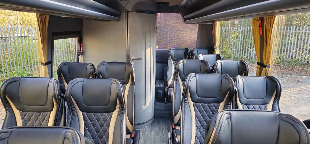 Interior of a Keepings Coaches executive coach