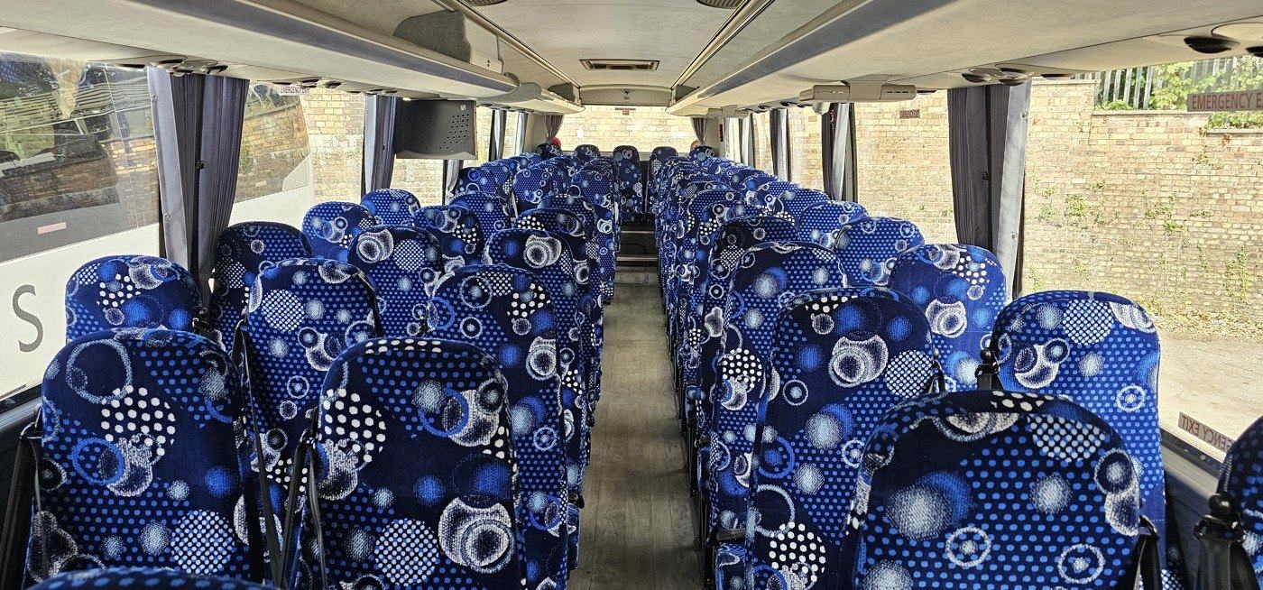 Interior of a Keepings Coaches school coach